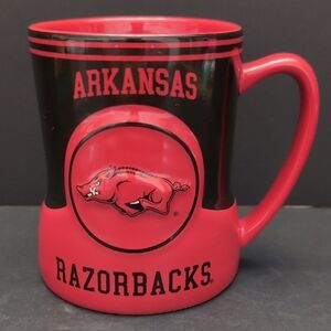 Boelter Brands 2011,Arkansas Razorbacks Red/Black Coffee Mug.
